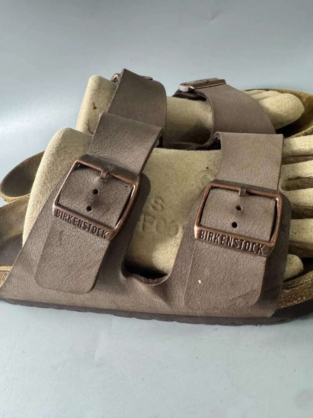 Birkenstock Arizona Sandals, Leather, Classic Footbed, Size 42